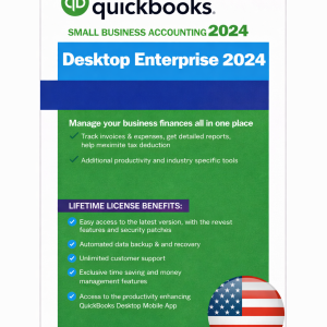QuickBooks Desktop Enterprise 2024 Windows 10/11 – (1 User)