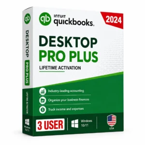 Quickbooks Desktop Pro Plus 2024 for Windows Lifetime | 3 Users | US Version