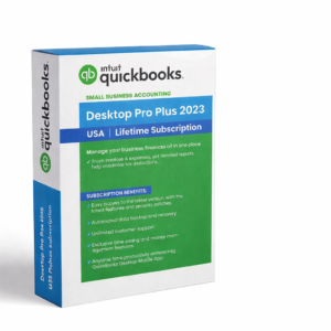 QuickBooks Desktop Pro Plus 2023 – USA Version Digital License Key – Lifetime Access